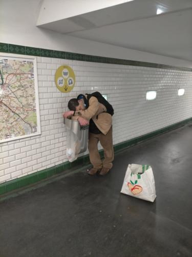 Couloirs du Métro  Hôtel de Ville - Paris - Novembre 2020