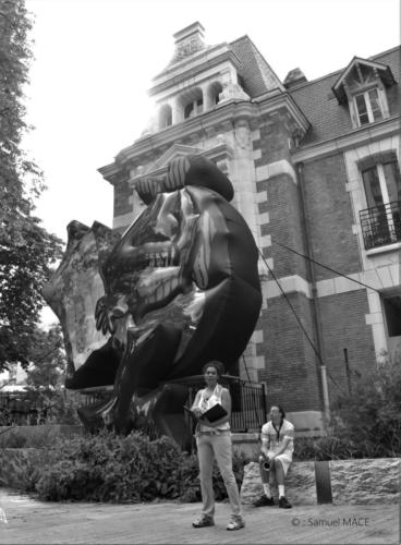 Danse Téhima (Noir et blanc) - Paris 20e - Juin 2023