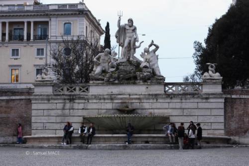 Piazza del Popolo - Rome (Italie) - Février 2023