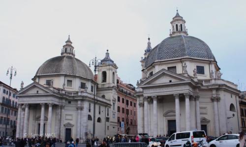 Piazza del Popolo - Rome (Italie) - Février 2023