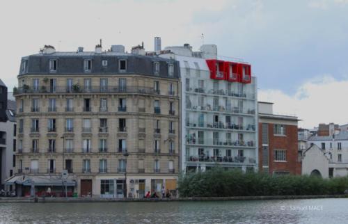 Canal Ourcq et canal Saint Martin - Paris - Juillet 2023