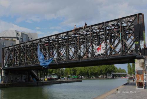 Canal Ourcq et canal Saint Martin - Paris - Juillet 2023