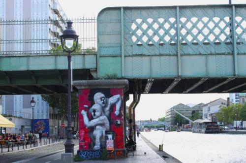 Canal Ourcq et canal Saint Martin - Paris - Juillet 2023