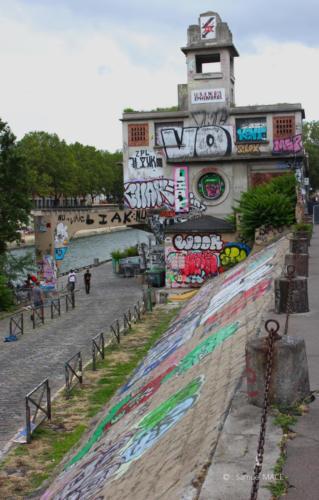 Canal Ourcq et canal Saint Martin - Paris - Juillet 2023