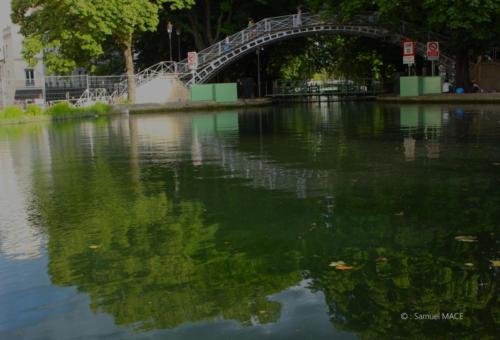 Canal Ourcq et canal Saint Martin - Paris - Juillet 2023