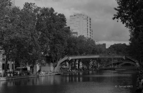 Canal Ourcq et canal Saint Martin - Paris - Juillet 2023