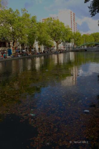 Canal Ourcq et canal Saint Martin - Paris - Juillet 2023