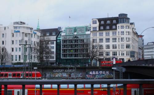 Hambourg centre - Allemagne - Décembre 2023