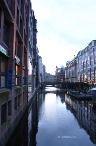 Hambourg centre - Allemagne - Décembre 2023