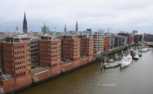 Hambourg (quartier des docks) - Allemagne - Janvier 2024