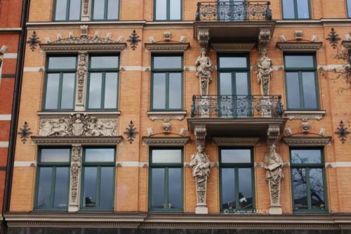 Hambourg (quartier des docks) - Allemagne - Janvier 2024