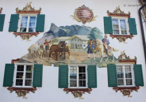 De Oberammergau à Wallgau - Allemagne - aout 2023
